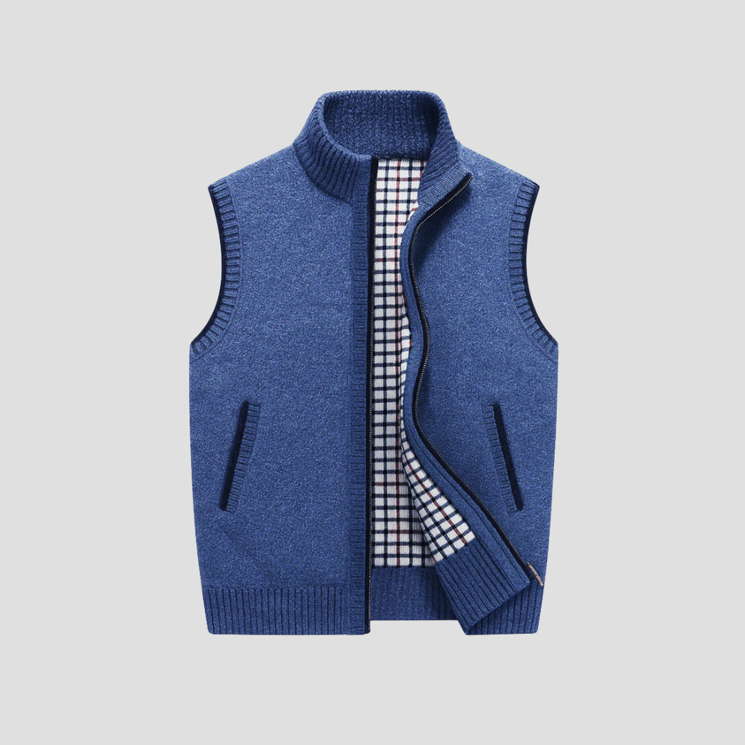 Amédée | Gilet Col Montant Chic