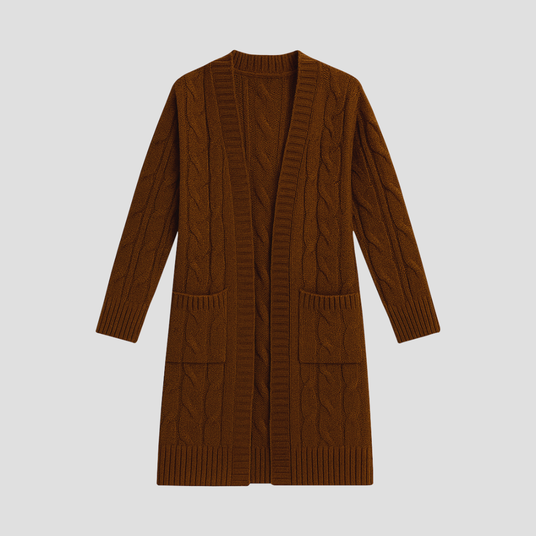 Manon | Cardigan Long à Capuche