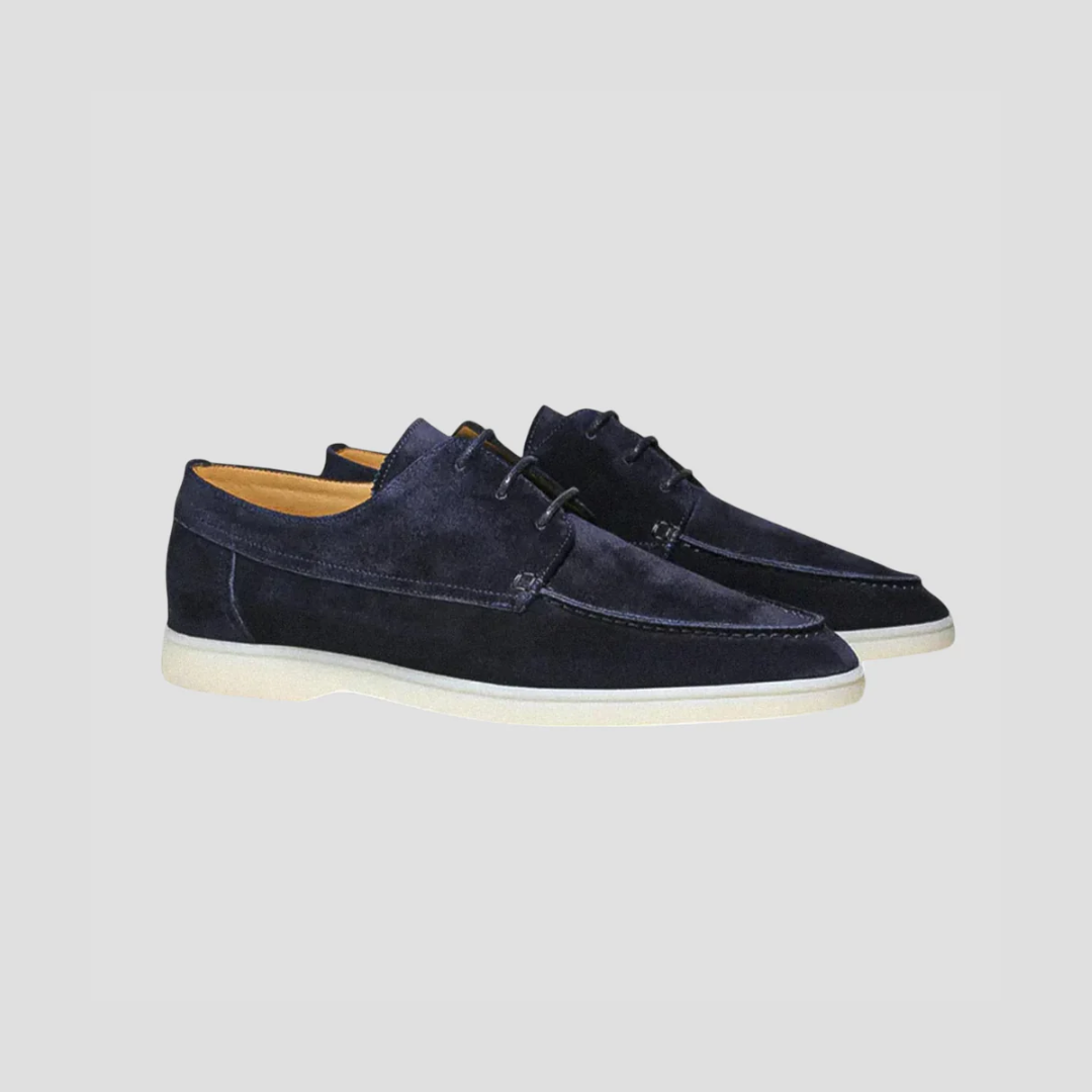 Émeric | Homme Mocassins en Daim à Lacets