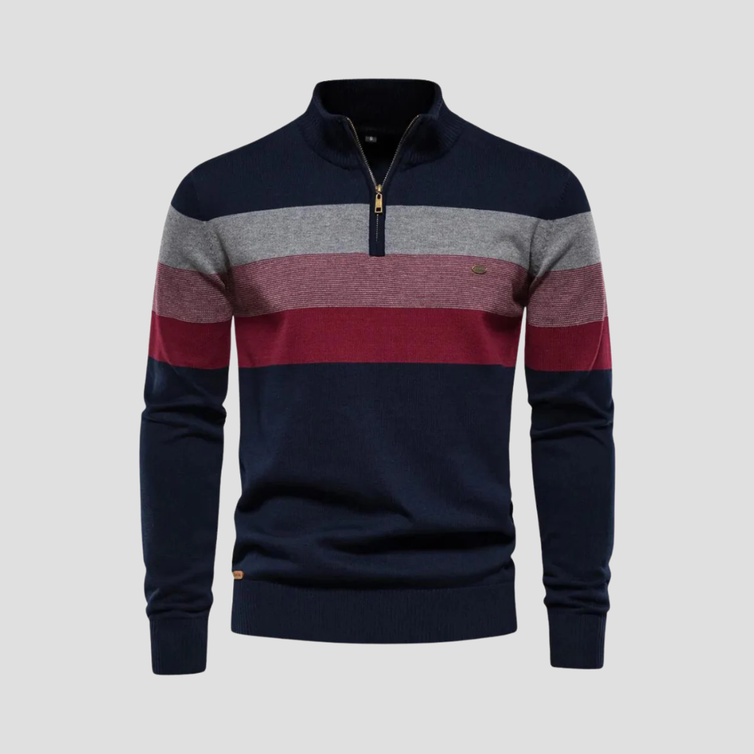 Vernon | Rayures Chic Zippées