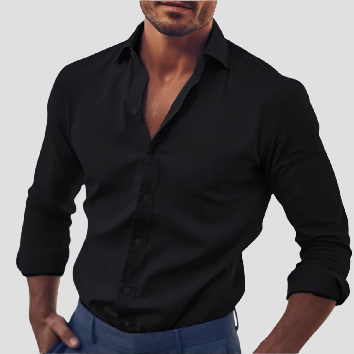 Mark | Chemise en Coton Élégante