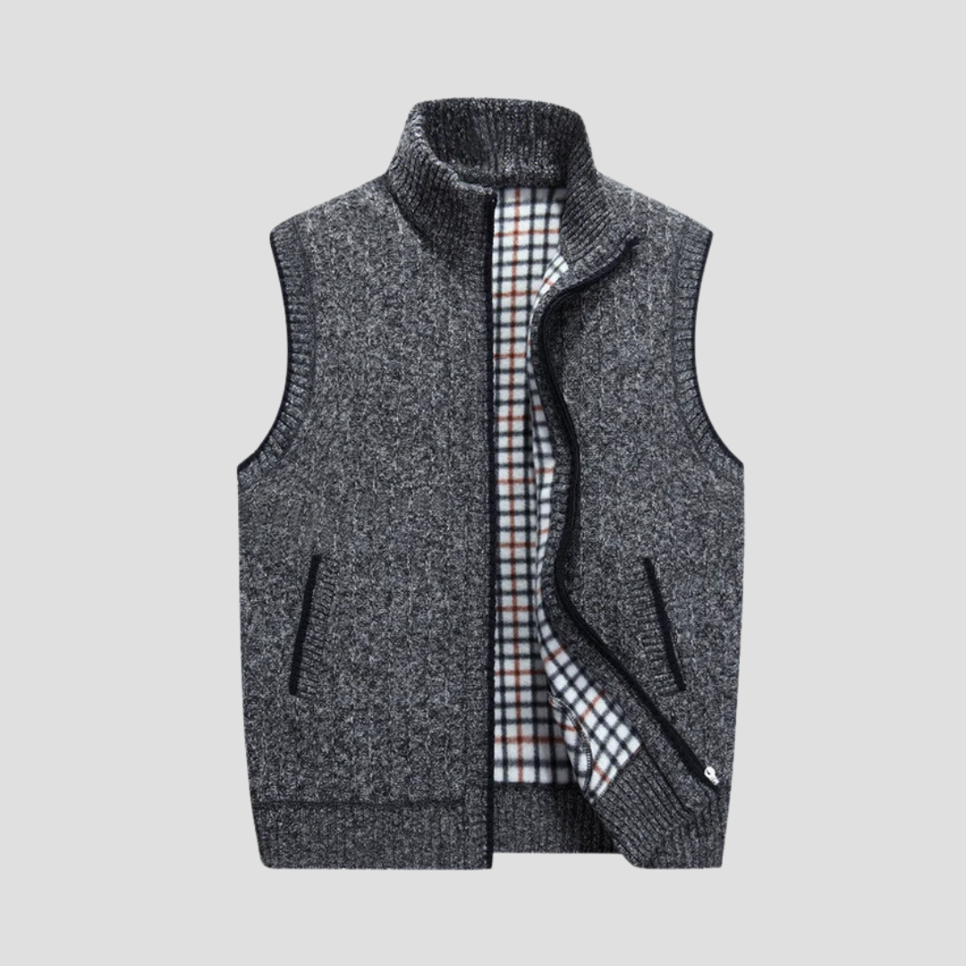 Amédée | Gilet Col Montant Chic