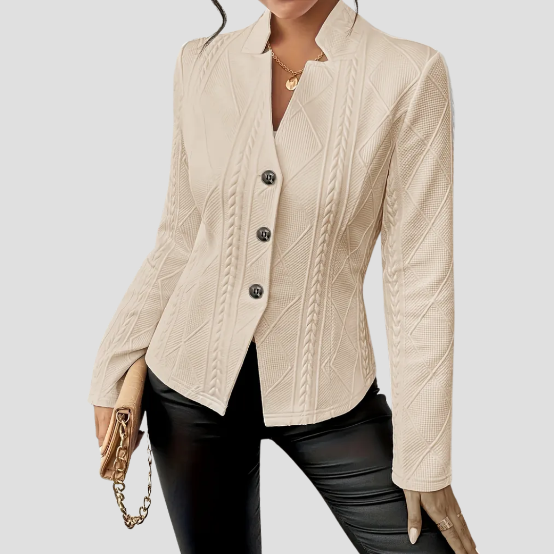Elvira | Blazer Texturé Élégant