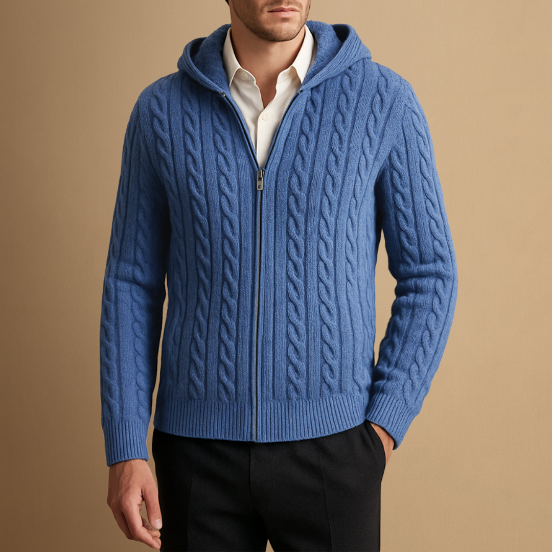 Cyrille | Hoodie Zippé Luxe