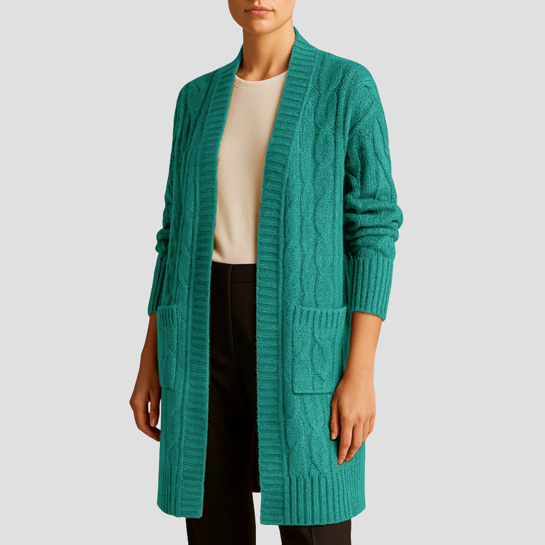 Manon | Cardigan Long à Capuche