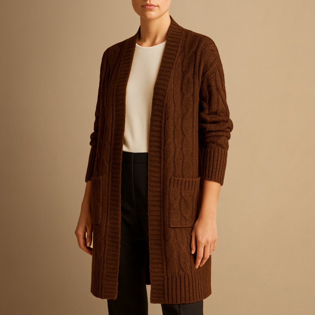 Manon | Cardigan Long à Capuche
