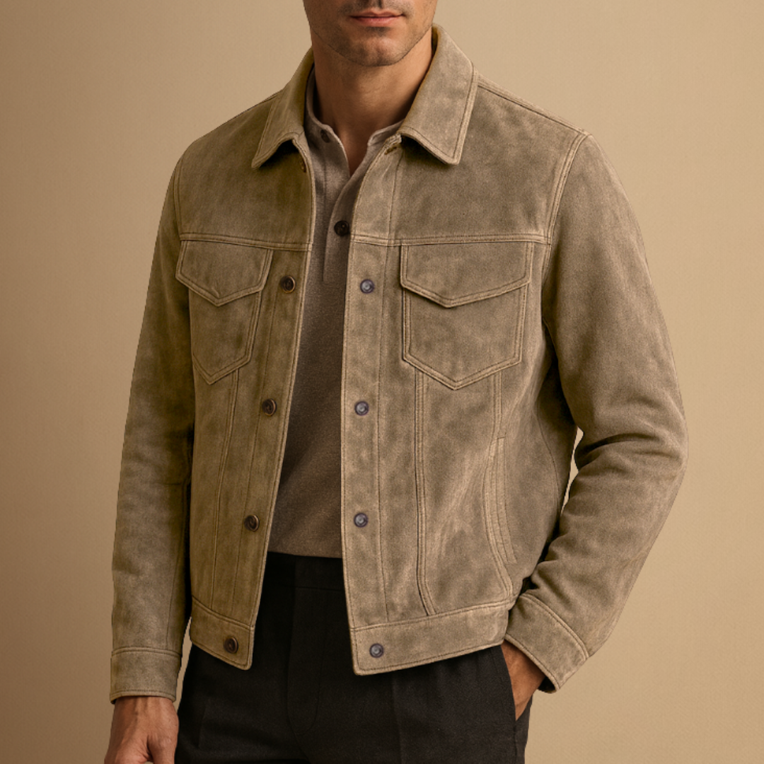 Christophe | Veste Suédée Chic