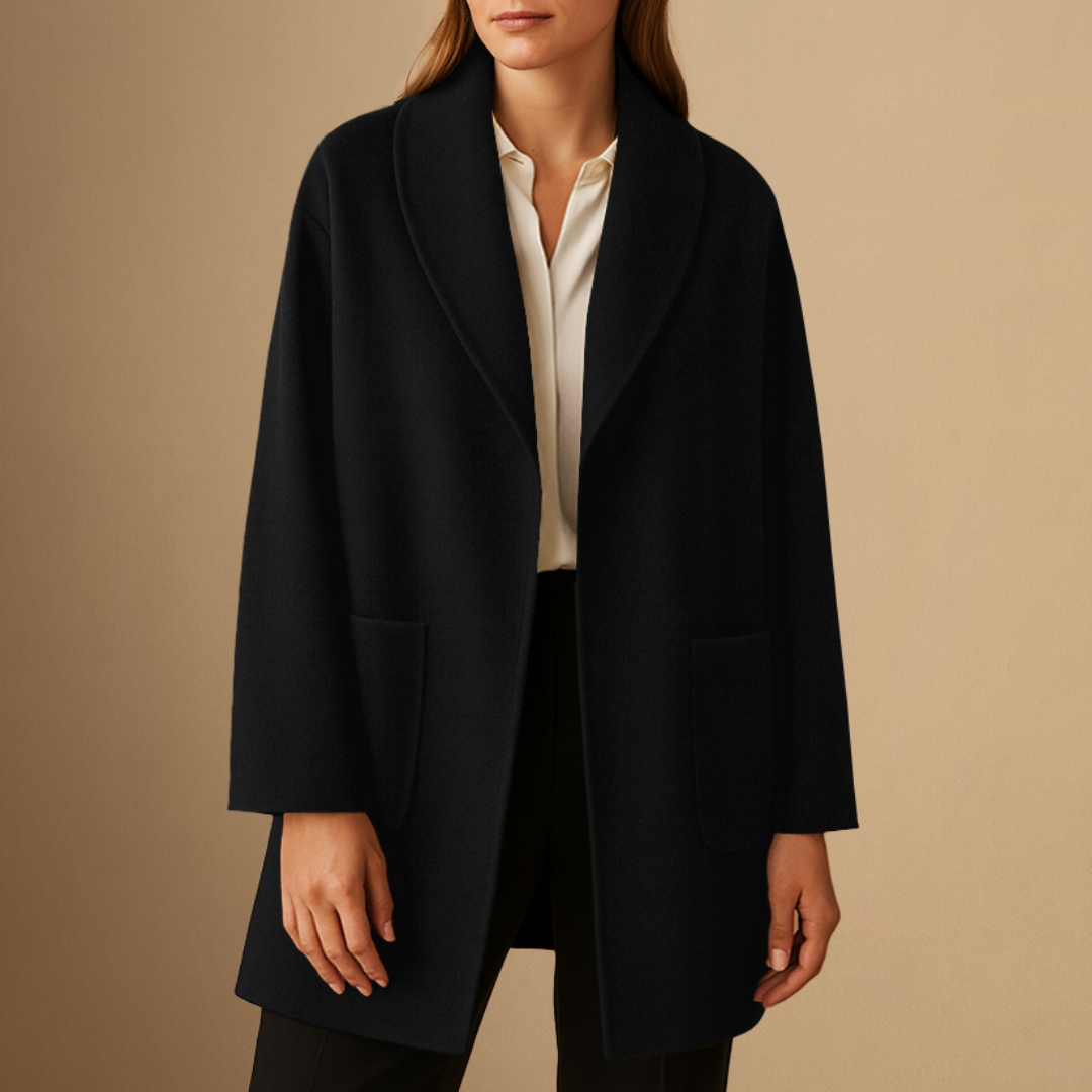 Noémie | Manteau Laine à Capuche