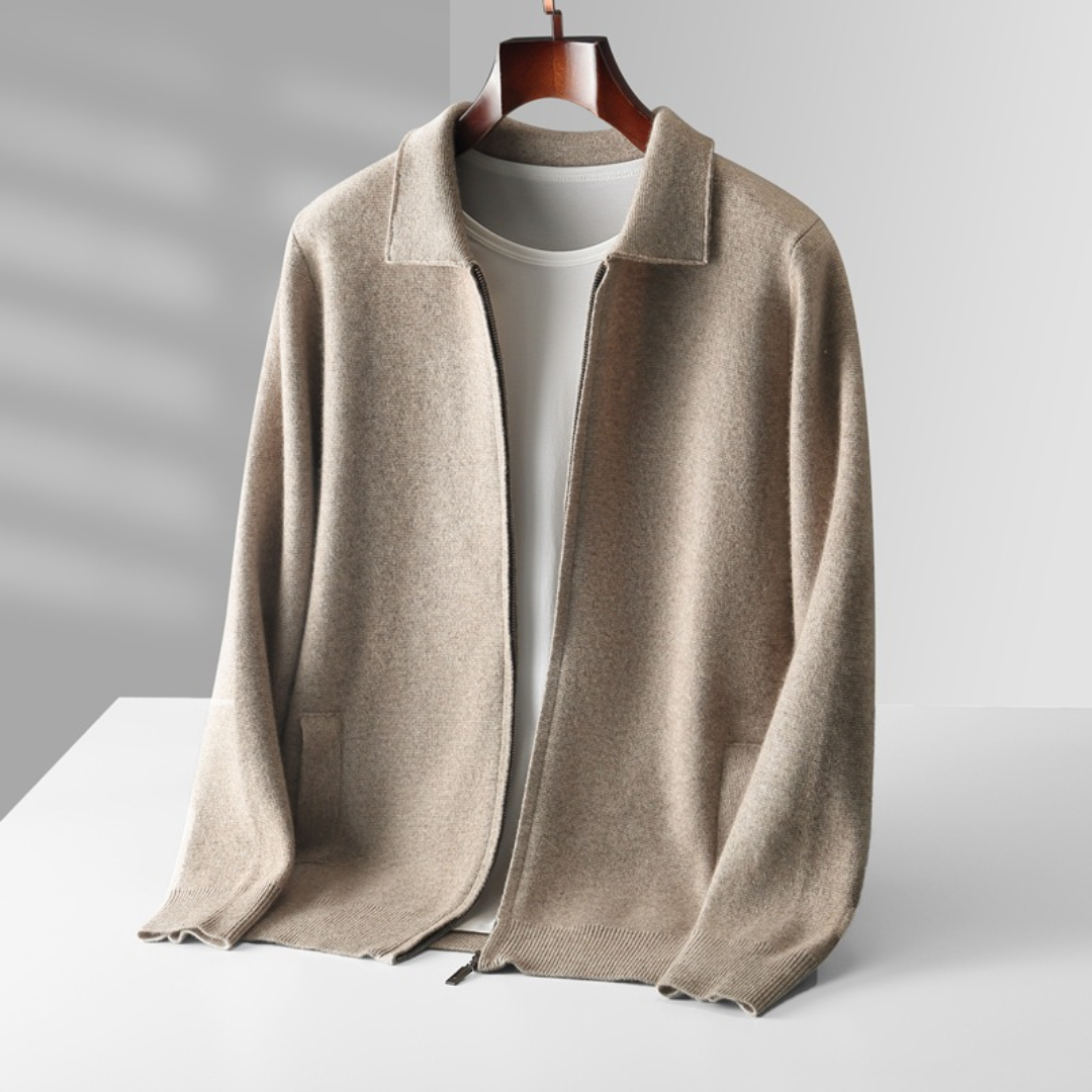 Victor | Cardigan Zippée en Laine