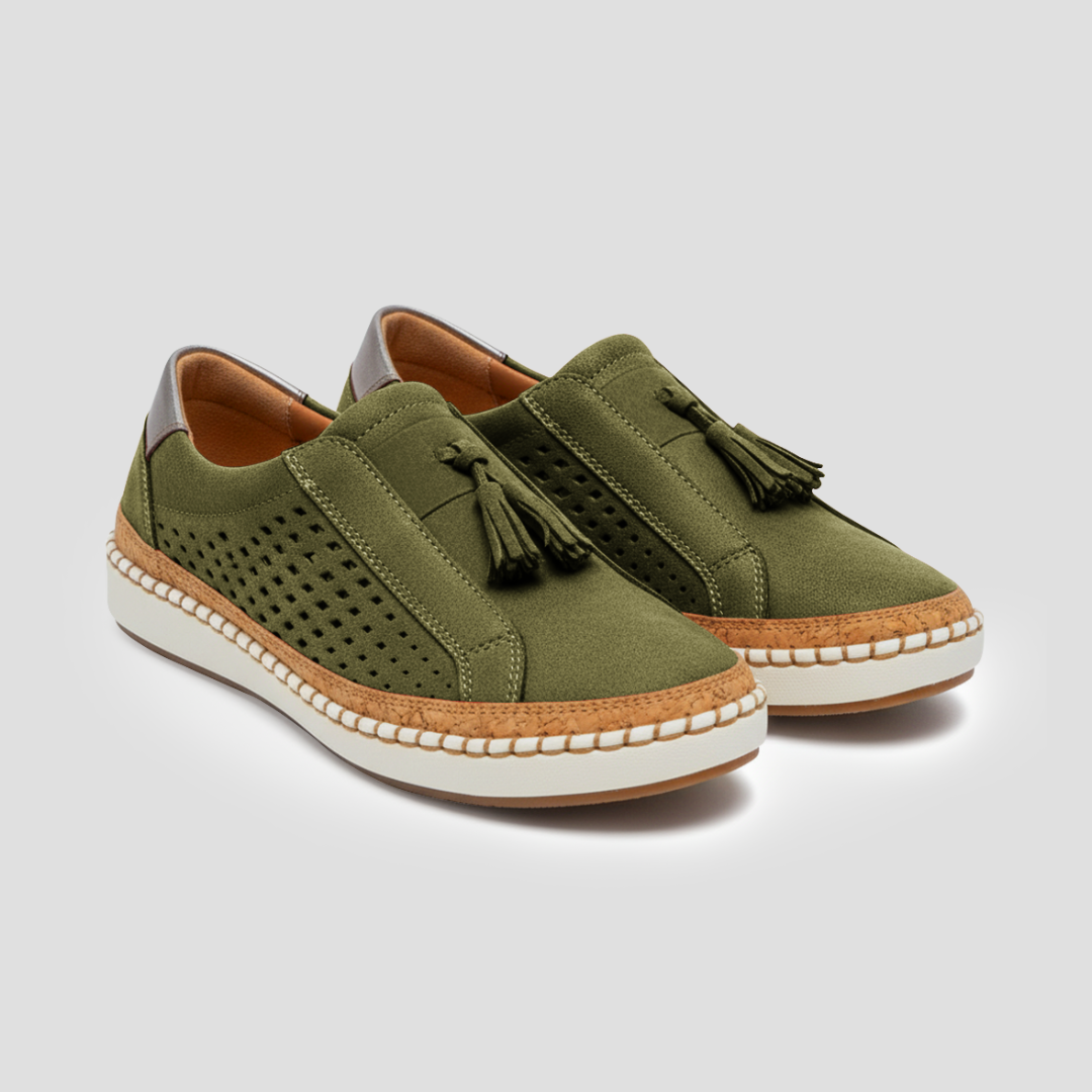 Madeleine | Mocassins à Pompons