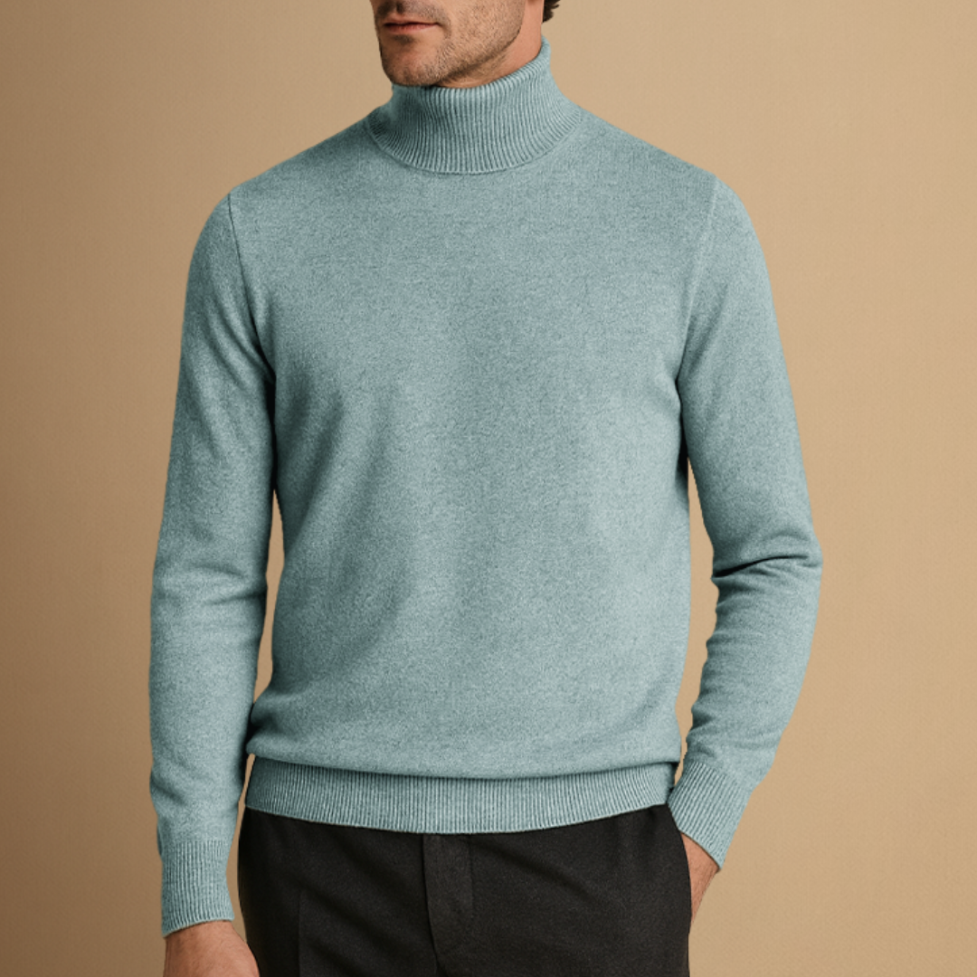Zacharie | Pull Col Roulé Élégant