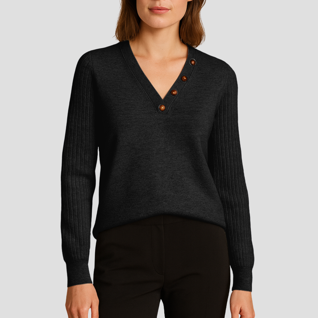 Toinette | Pull Col V Raffiné