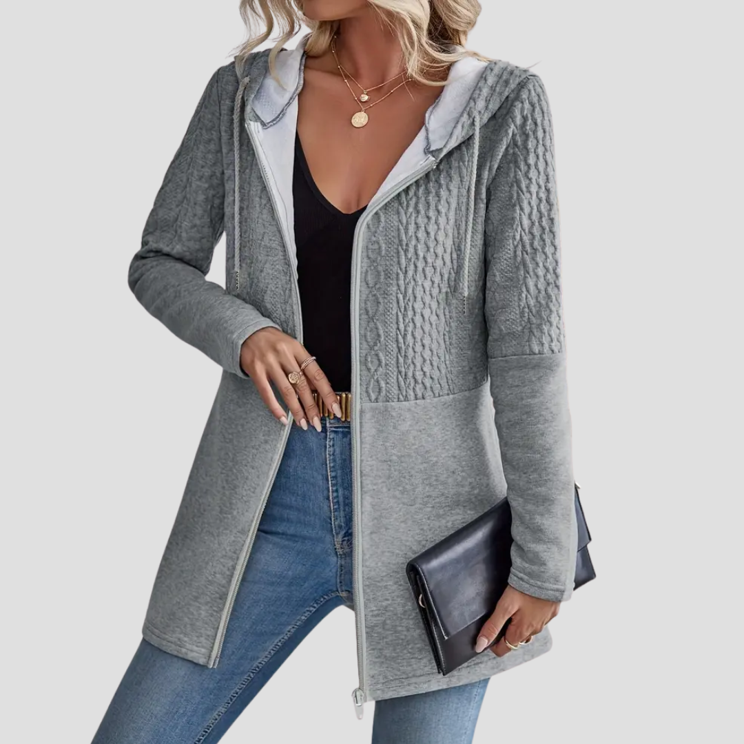 Aglaé | Cardigan à Capuche Zippé