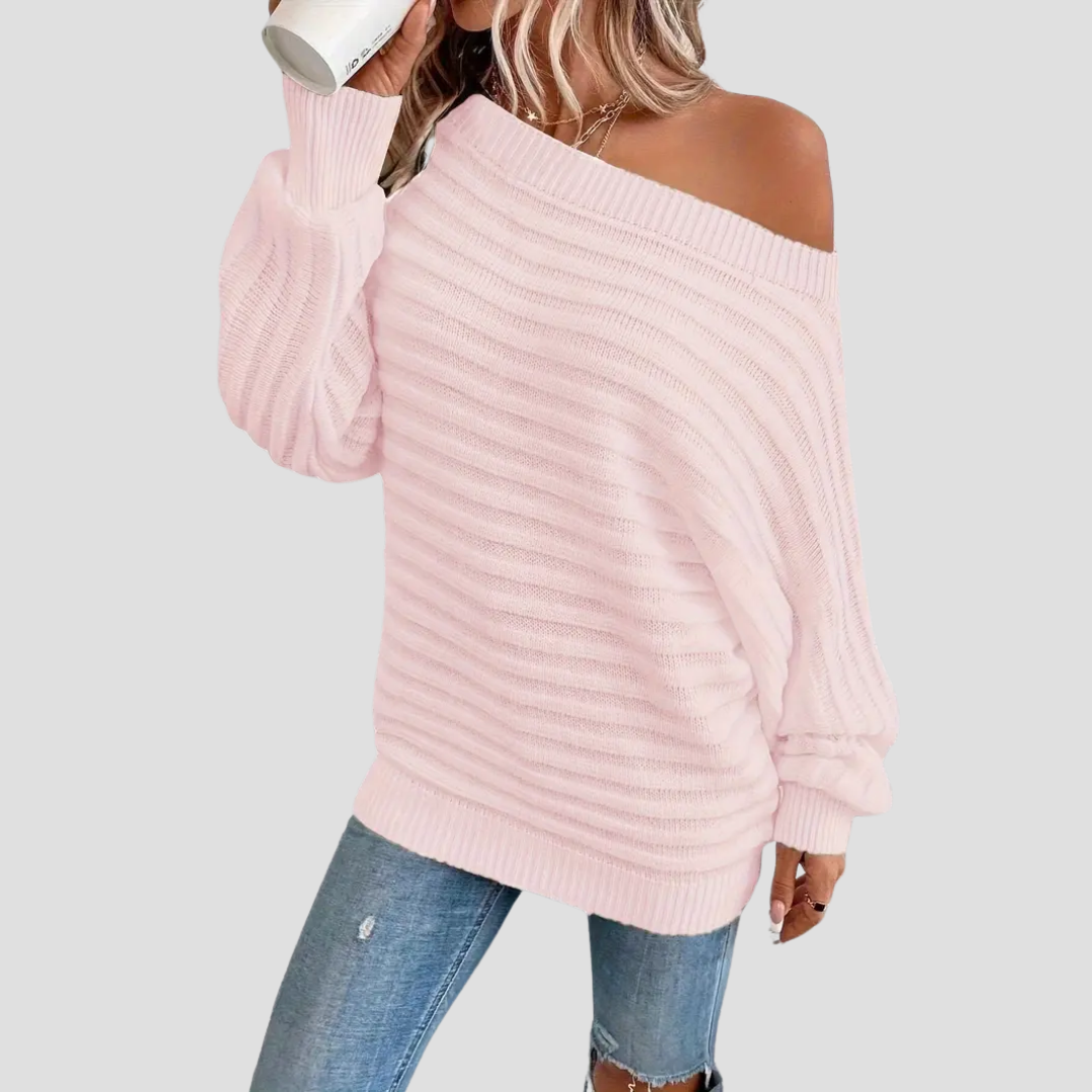 Maryse | Pull Épaules Rayées