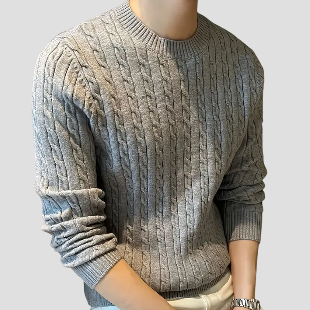 Ivo | Pull à Torsades Élégant