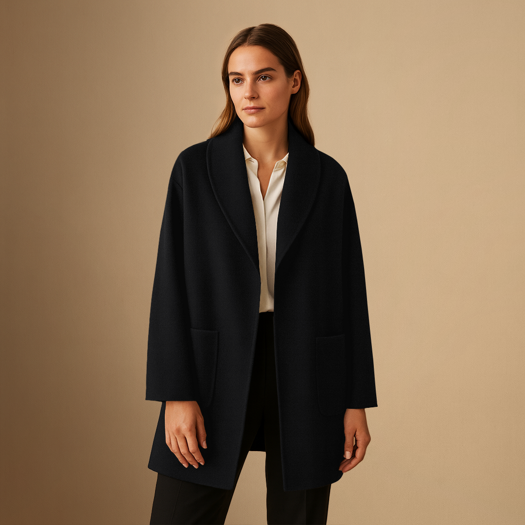 Noémie | Manteau Laine à Capuche