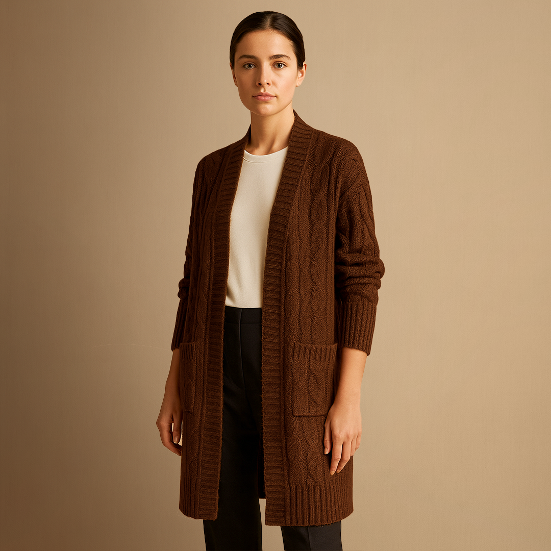Manon | Cardigan Long à Capuche