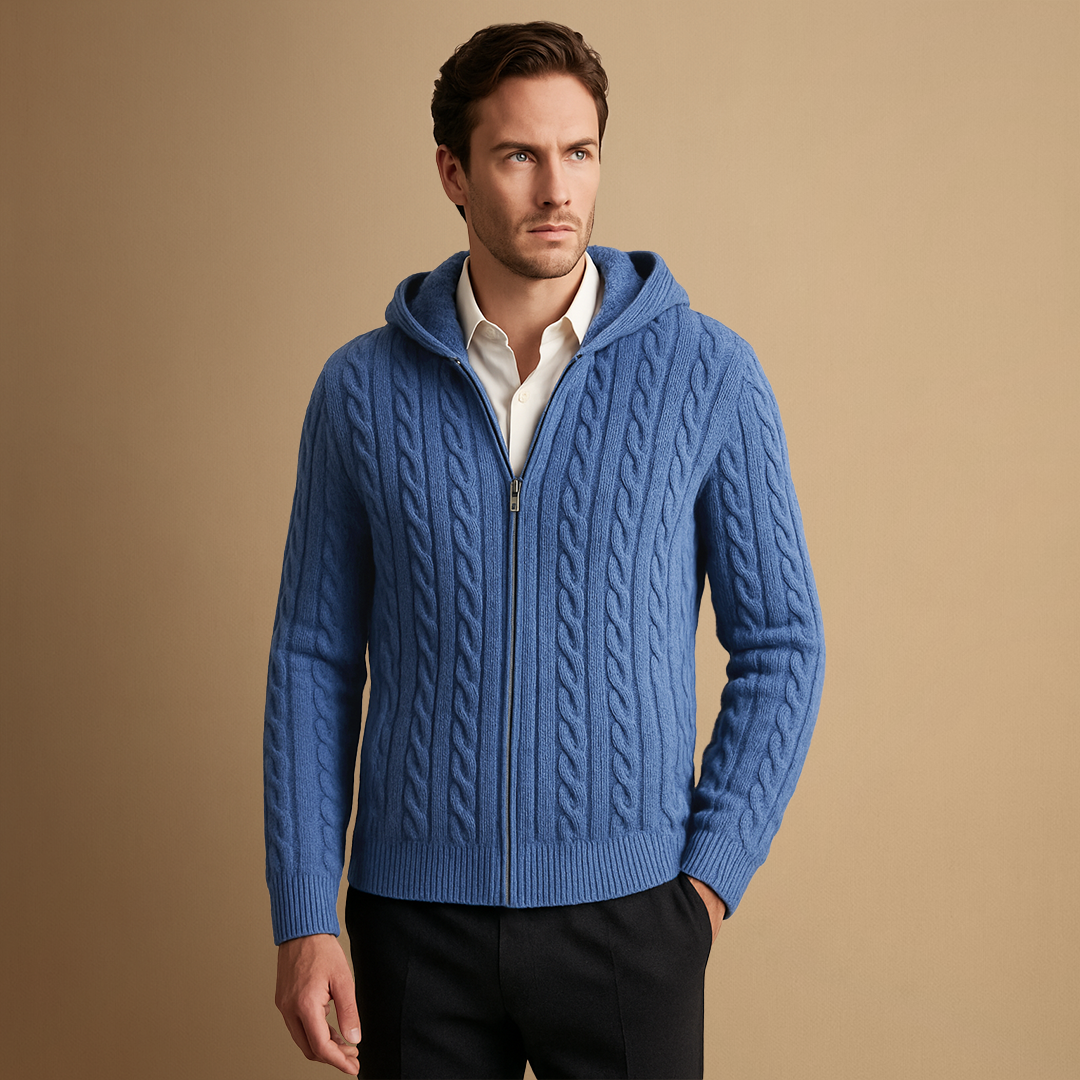 Cyrille | Hoodie Zippé Luxe