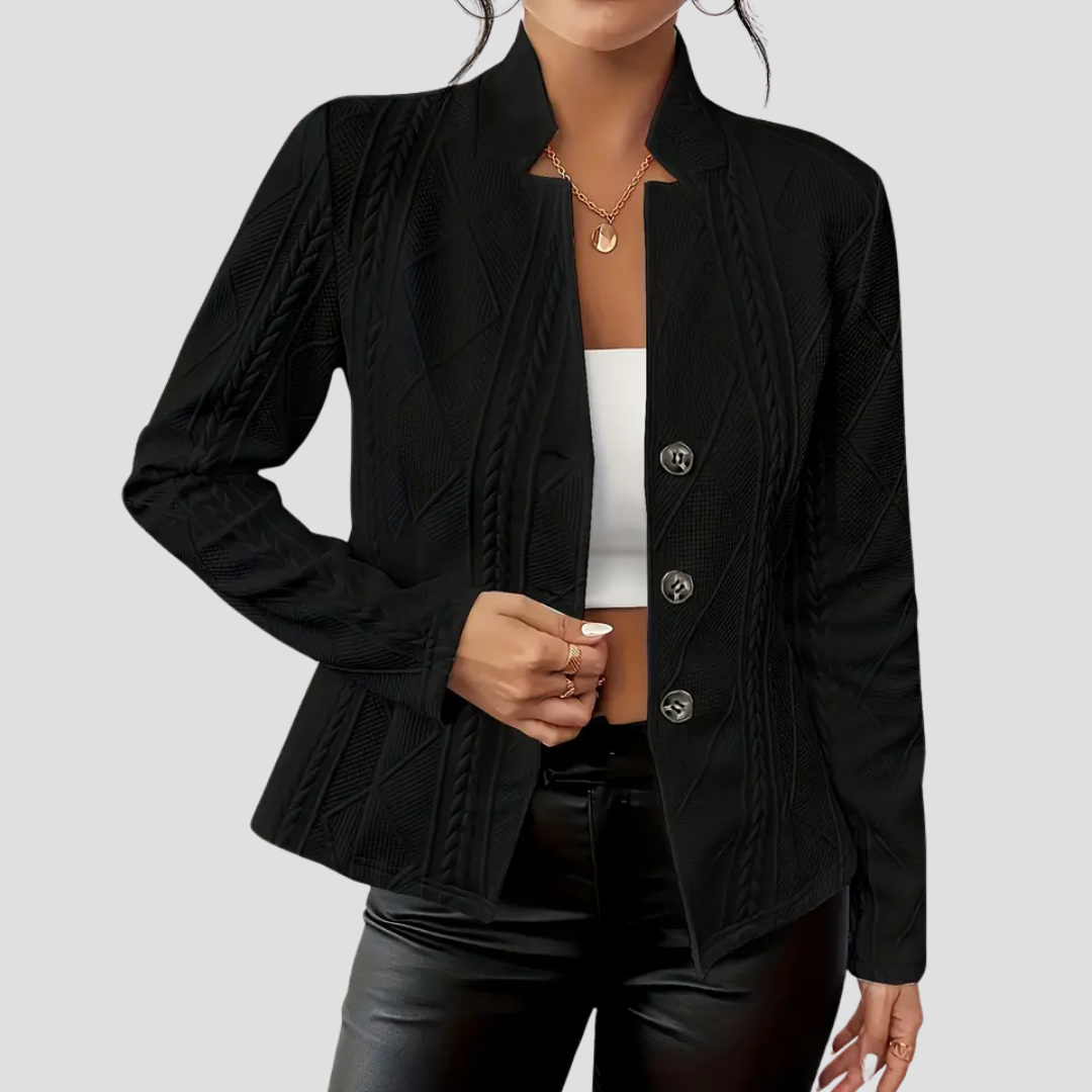 Elvira | Blazer Texturé Élégant