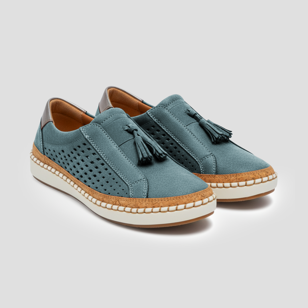 Madeleine | Mocassins à Pompons