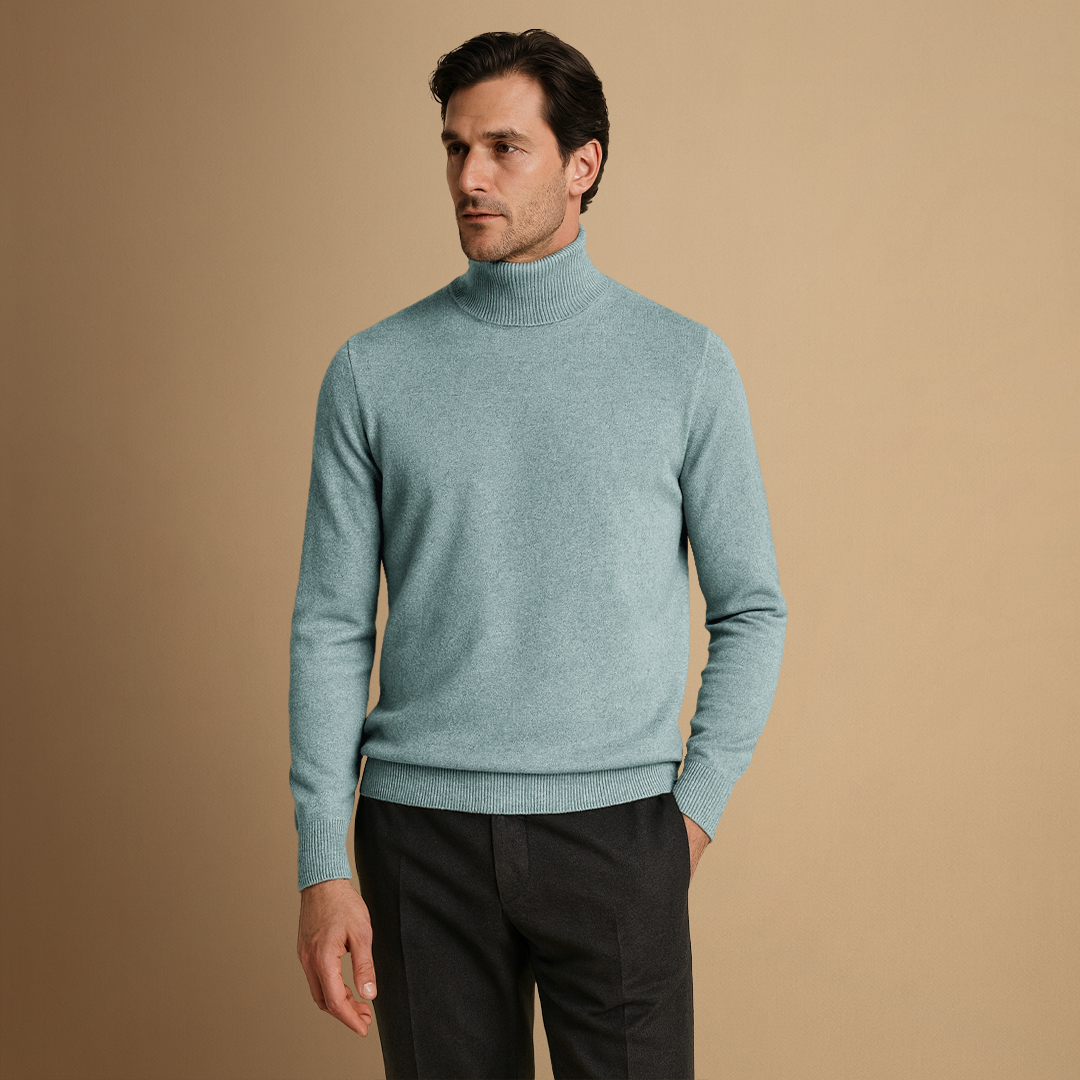 Zacharie | Pull Col Roulé Élégant