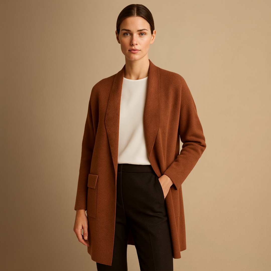 Helene | Cardigan Long Élégant