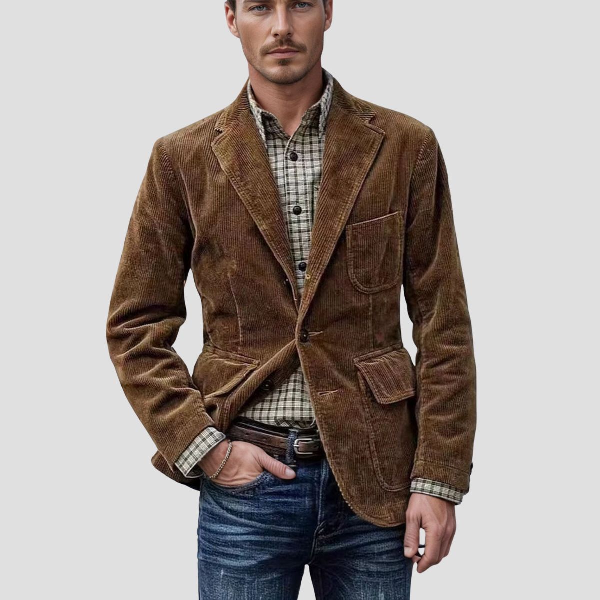 Adrien | Veste Velours Côtelé