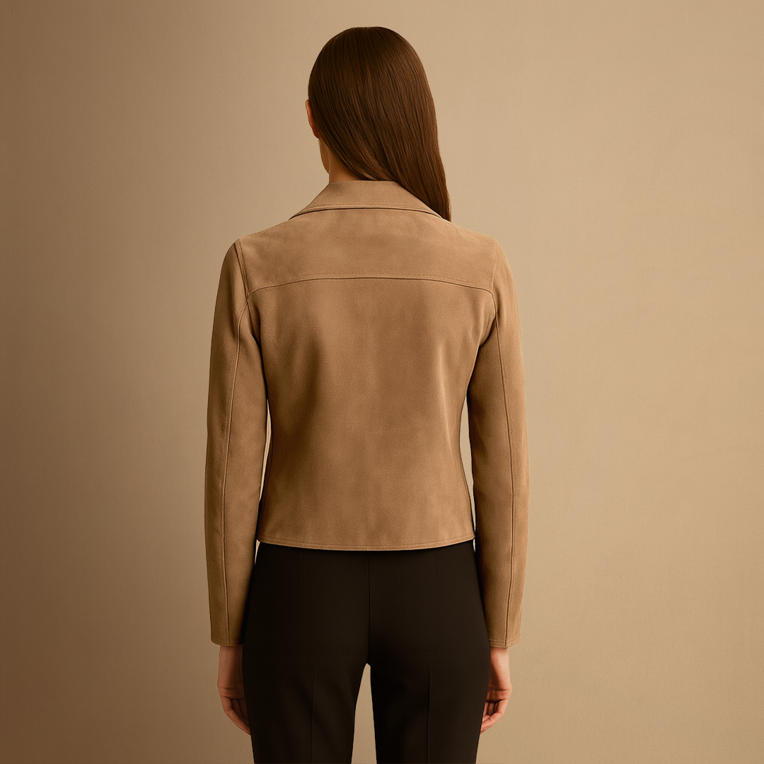 Camille | Veste Biker Asymétrique