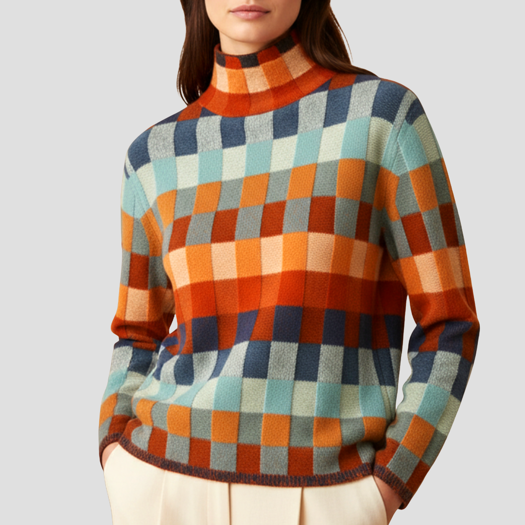 Mahaut | Pull Patchwork Chic
