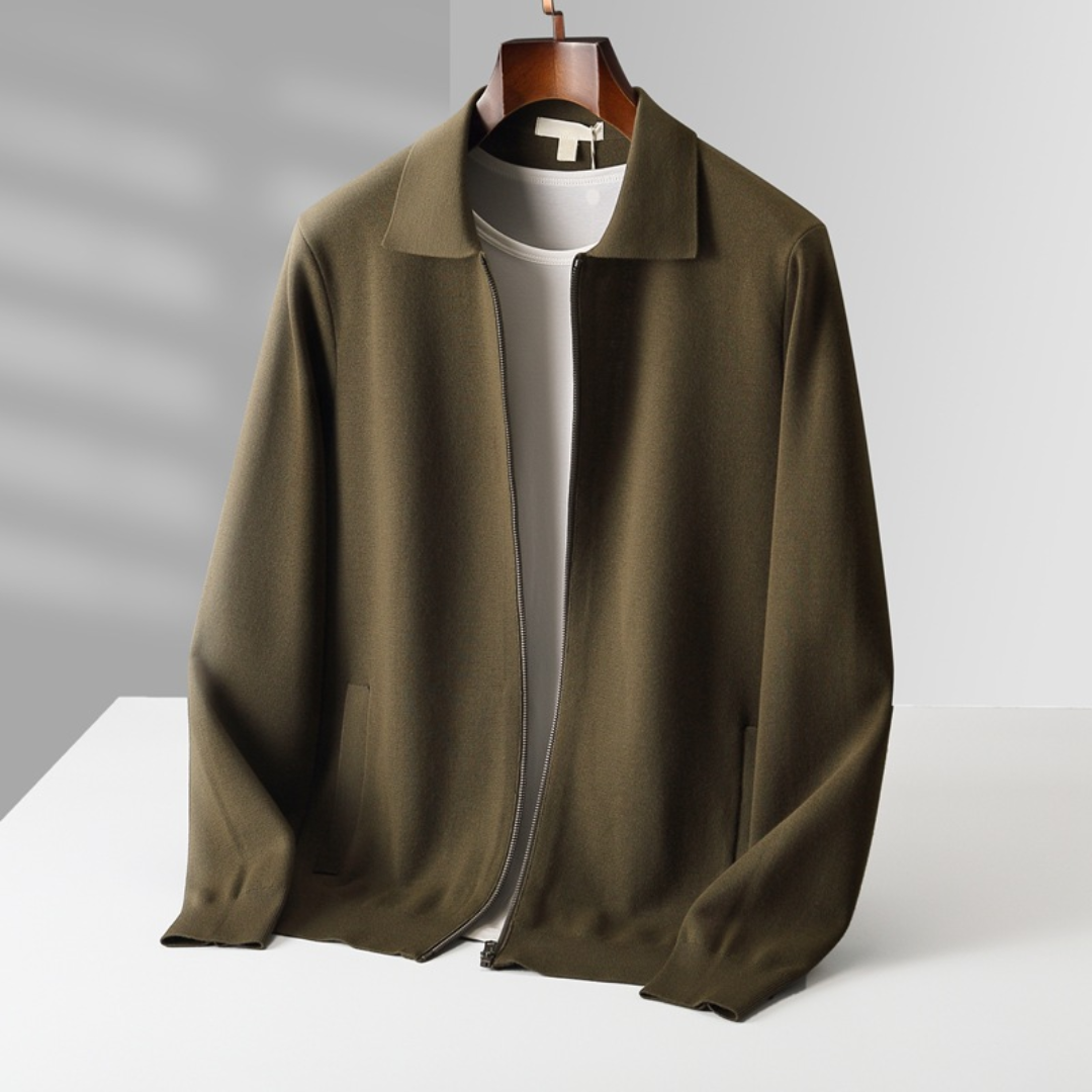 Victor | Cardigan Zippée en Laine