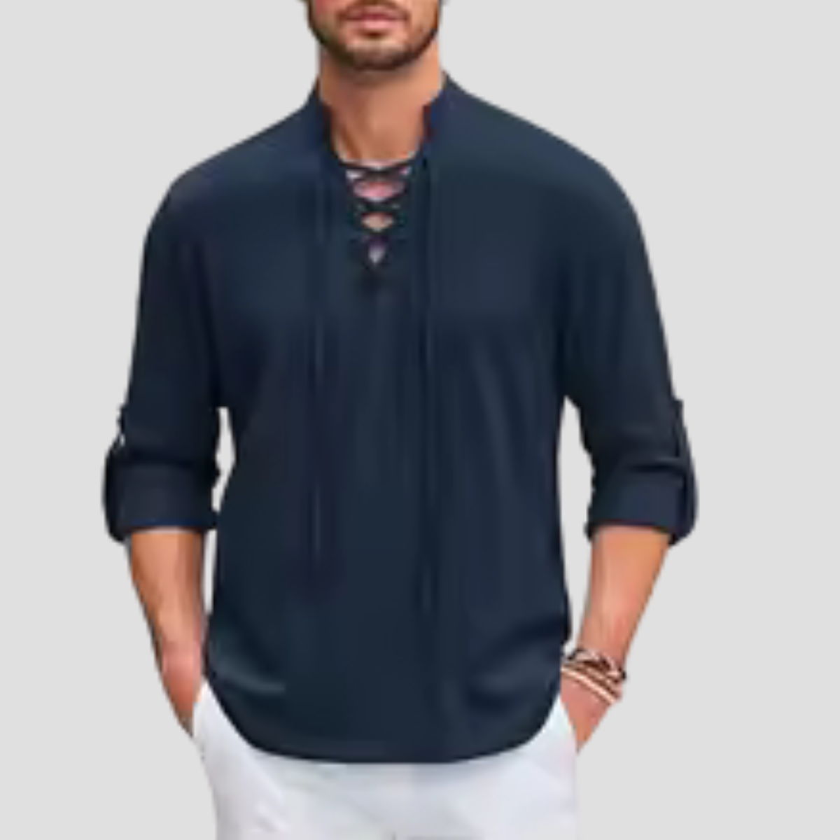 Axel | Chemise à Lacets