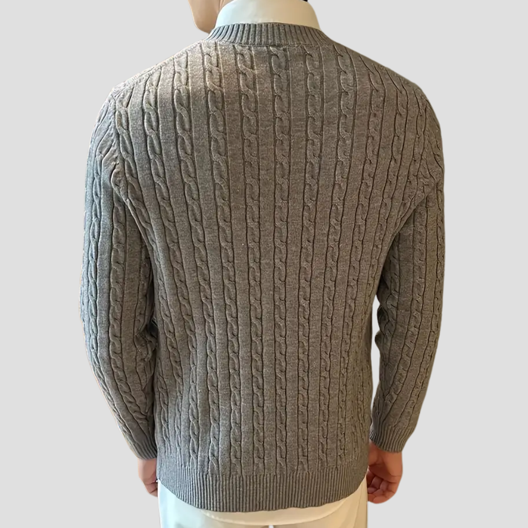 Ivo | Pull à Torsades Élégant