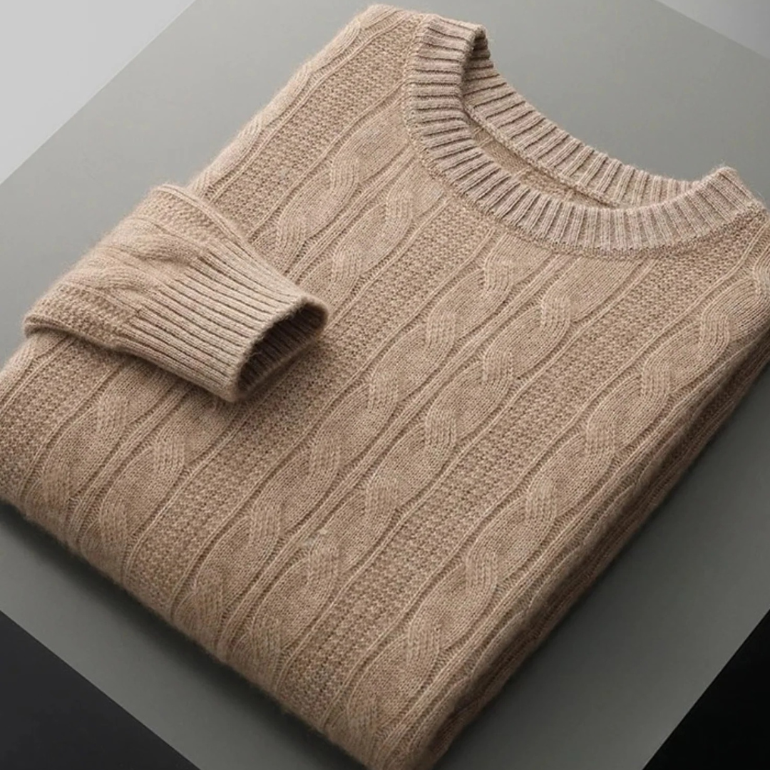Charles | Pull Col Rond Torsadé