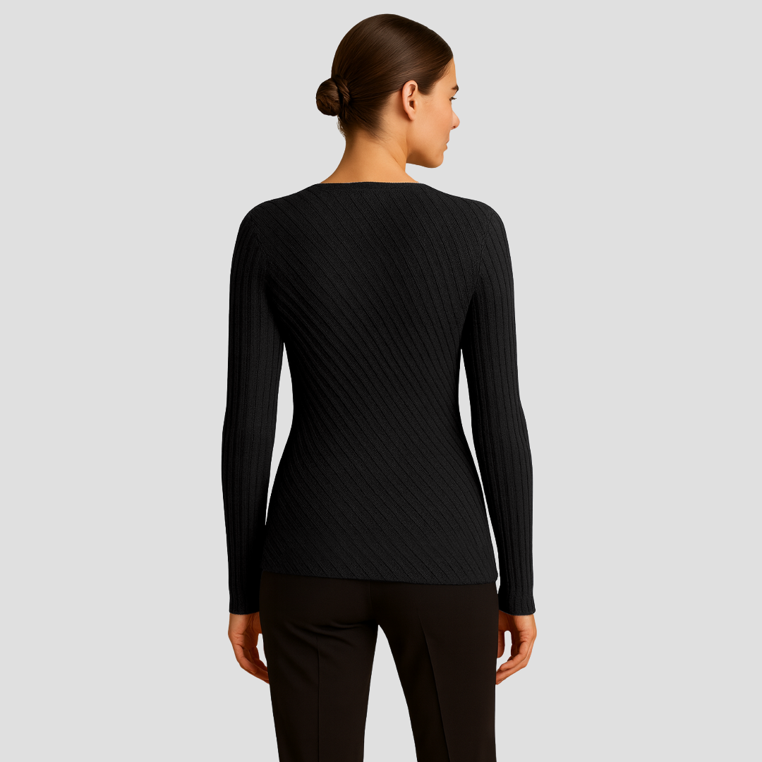 Corinne | Pull Tricoté Col V