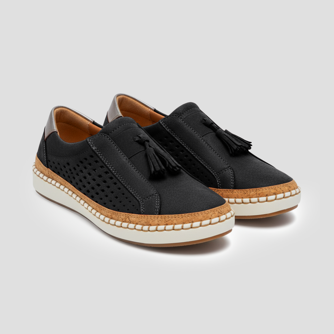 Madeleine | Mocassins à Pompons