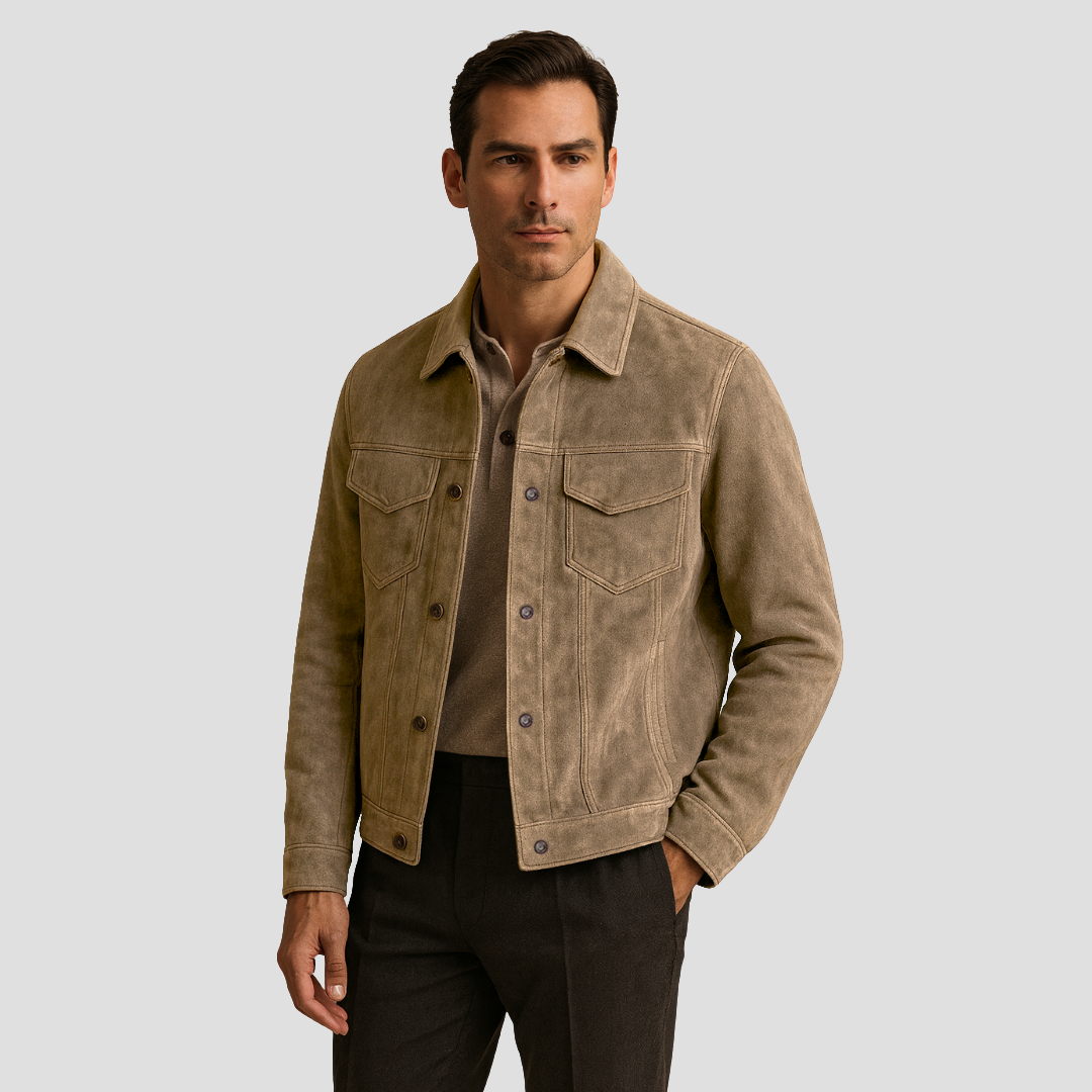 Christophe | Veste Suédée Chic