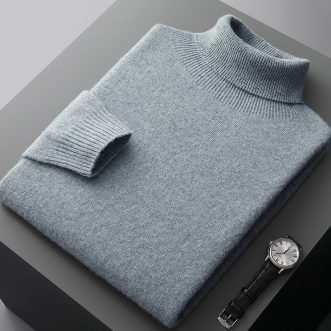 Donatien | Pull Col Roulé en Laine