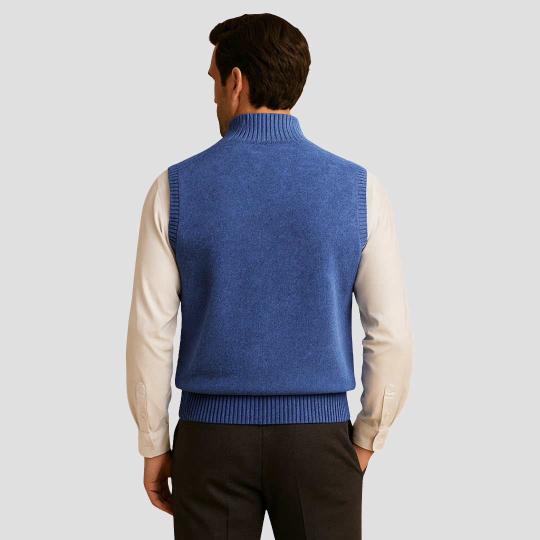 Amédée | Gilet Col Montant Chic