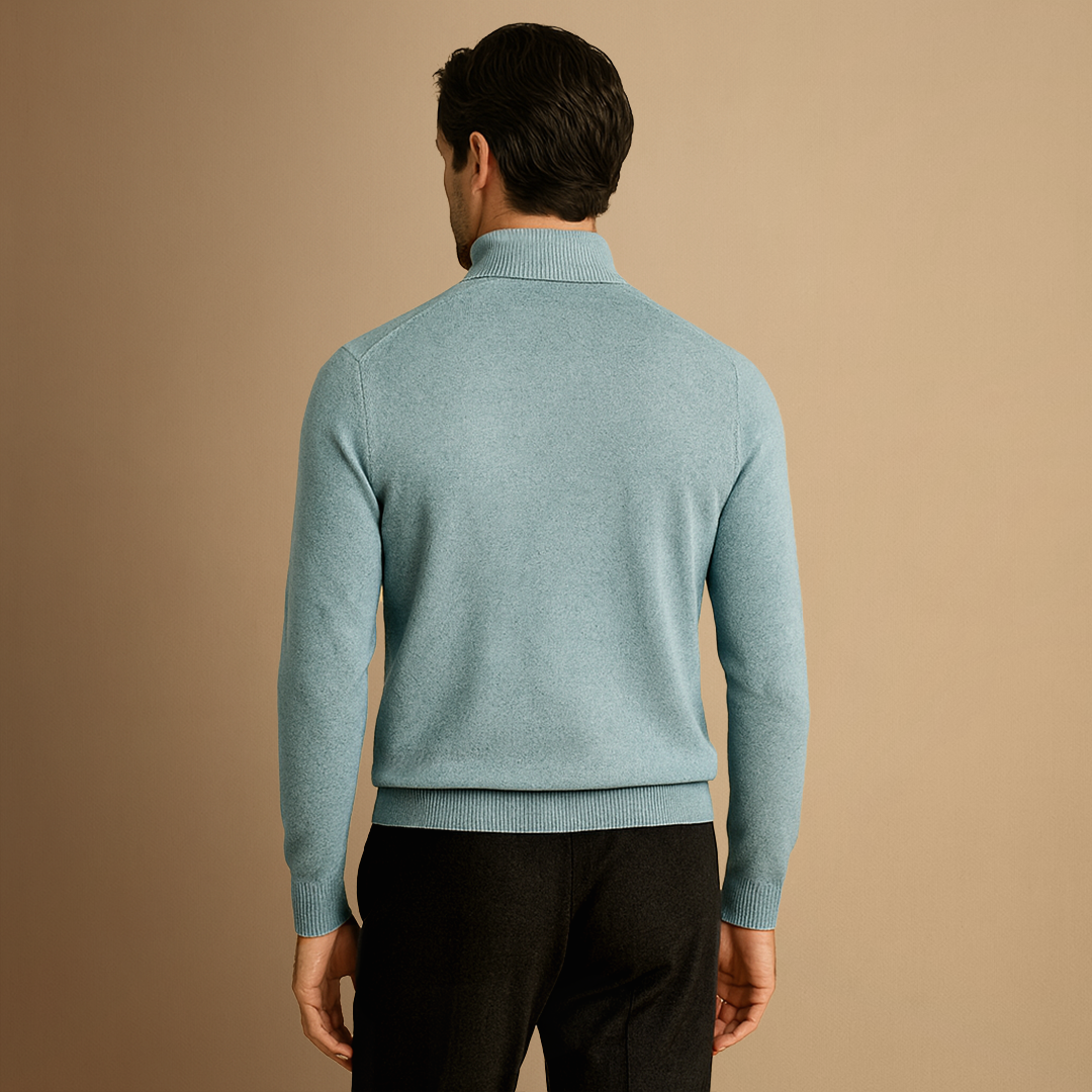 Zacharie | Pull Col Roulé Élégant