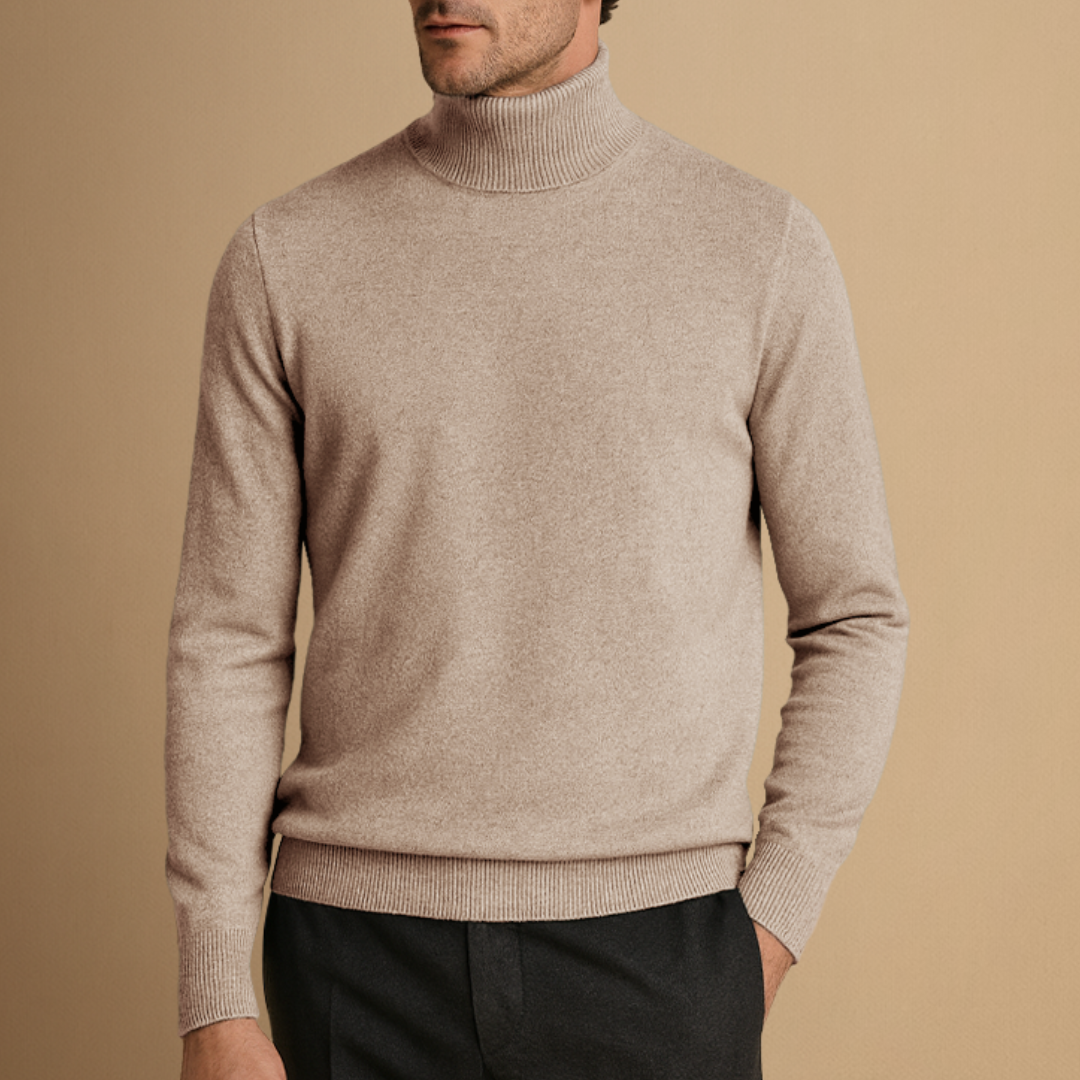 Zacharie | Pull Col Roulé Élégant