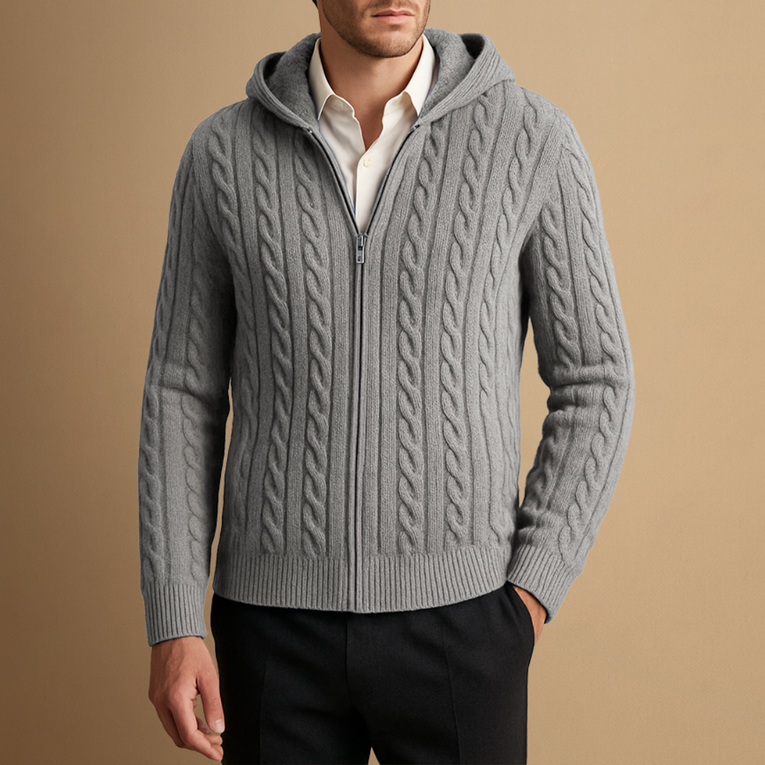 Cyrille | Hoodie Zippé Luxe