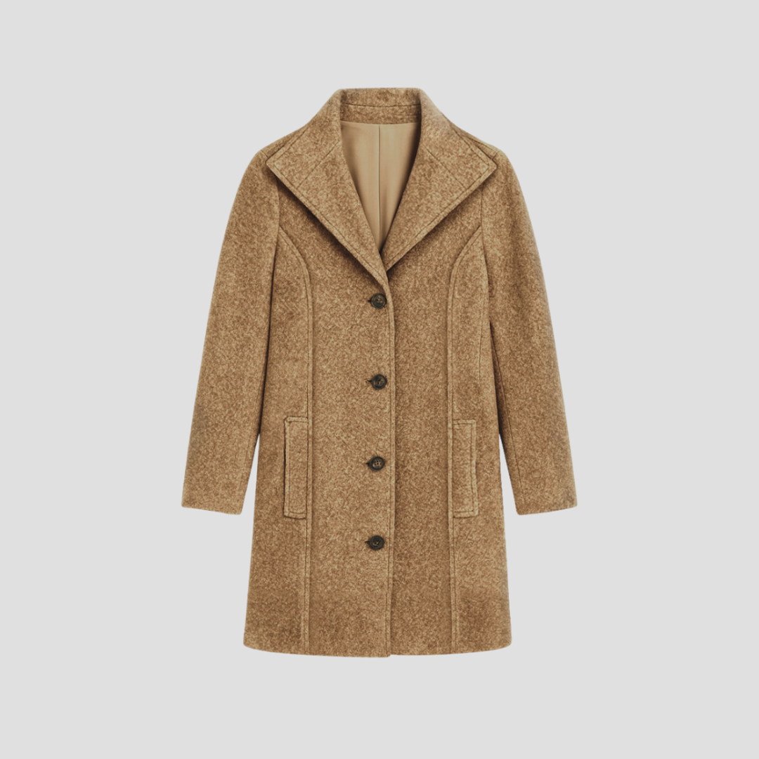 Jacinthe | Manteau Tweed Élégant