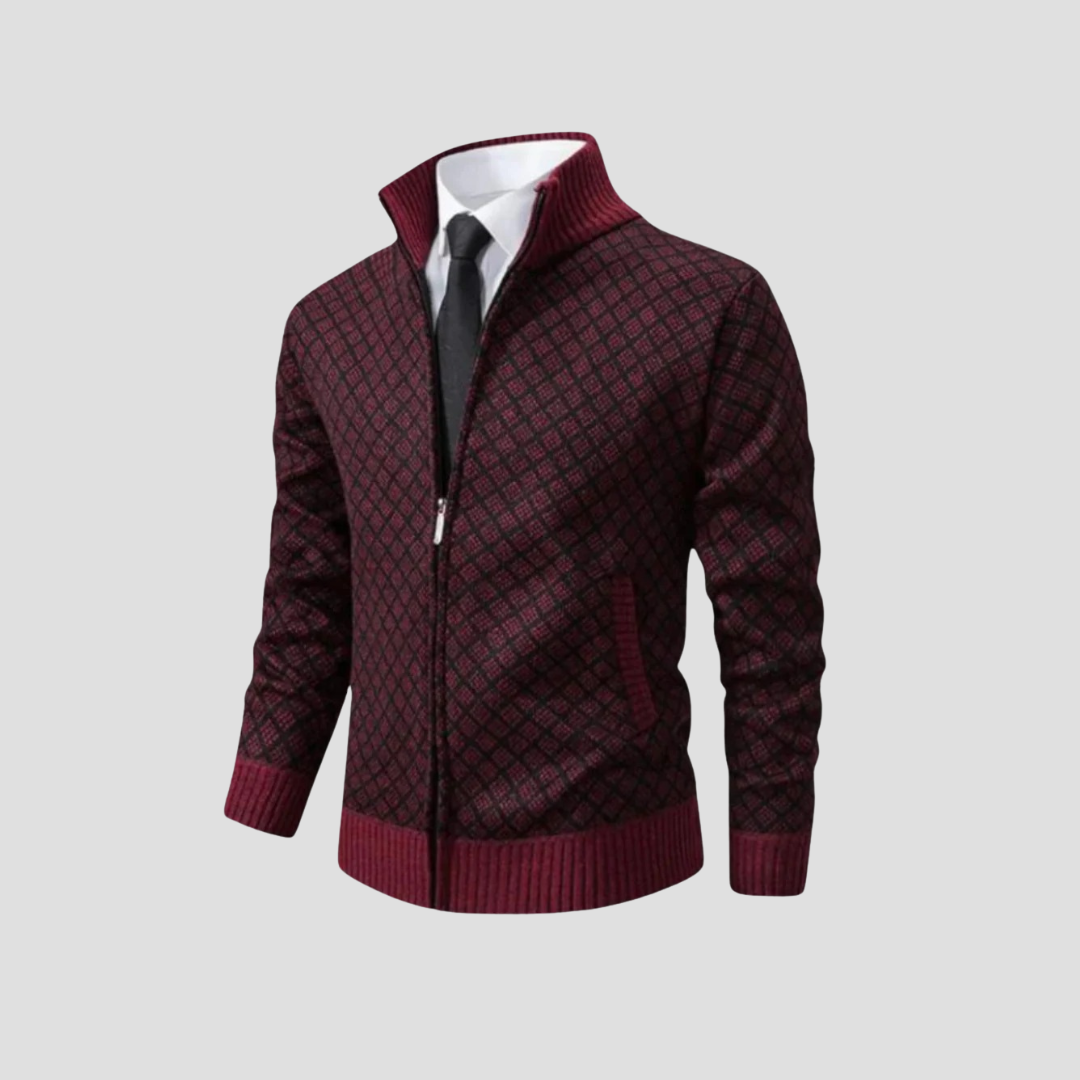 Maxime | Cardigan Maille Zippée