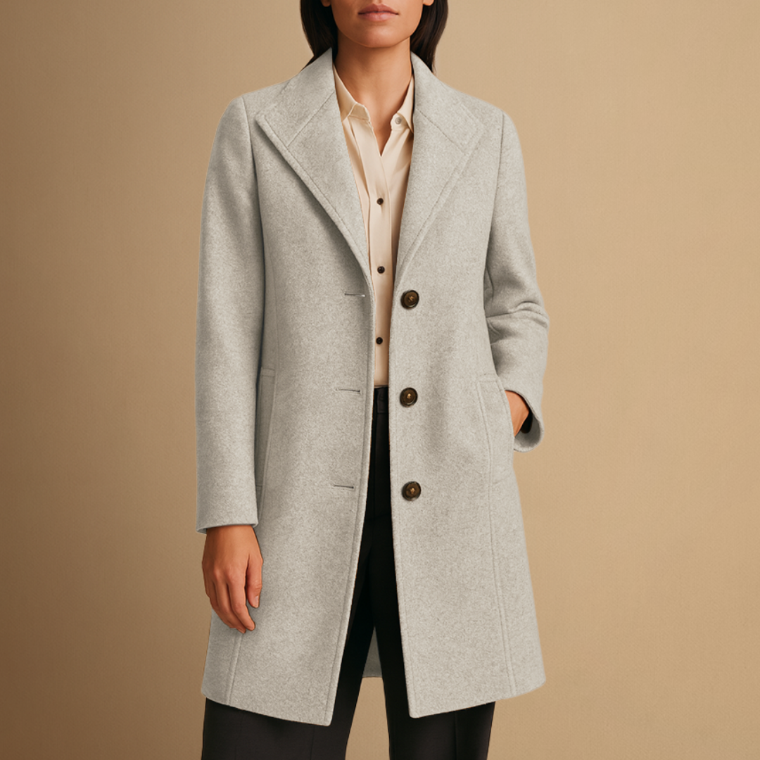 Jacinthe | Manteau Tweed Élégant