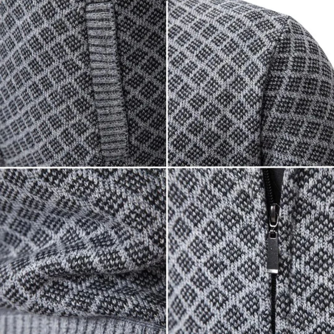 Maxime | Cardigan Maille Zippée