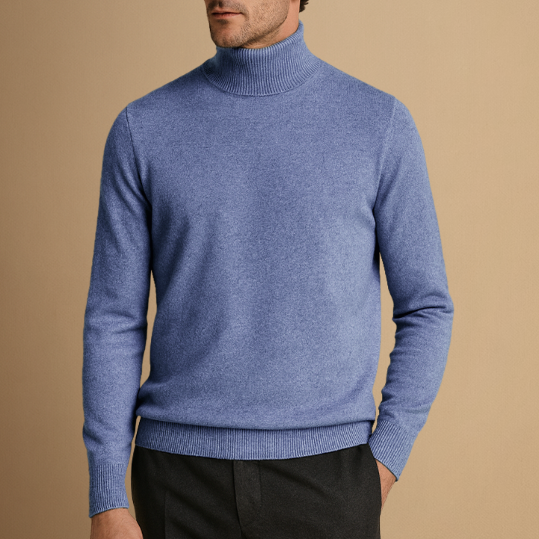Zacharie | Pull Col Roulé Élégant