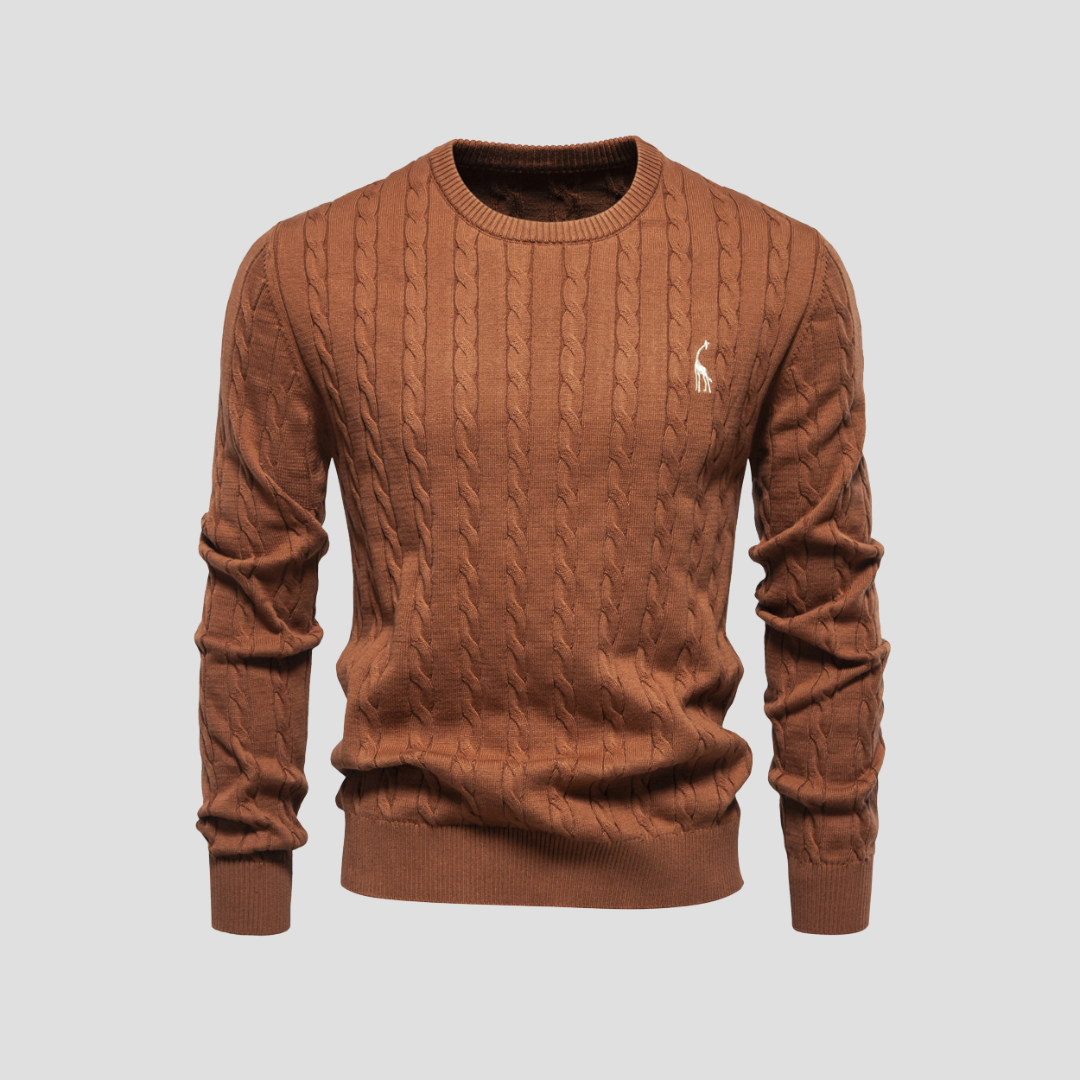 Réjean | Pull Col Rond en Maille