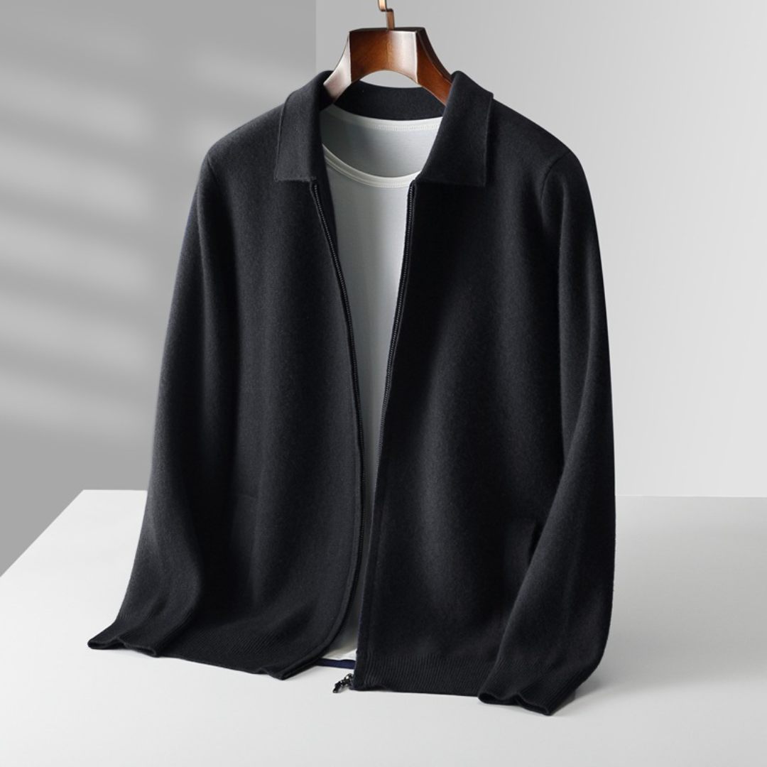 Victor | Cardigan Zippée en Laine