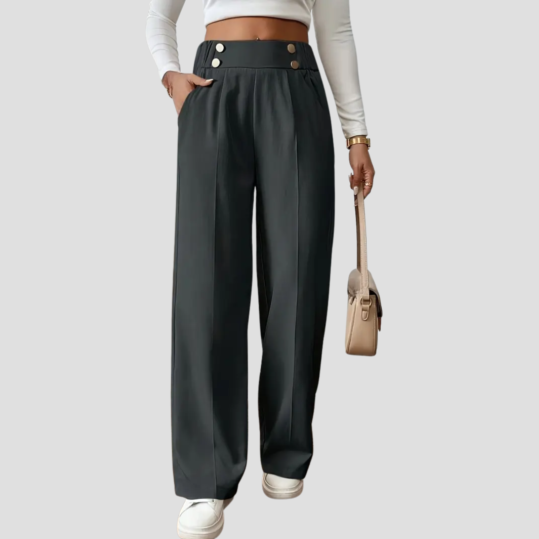 Paule | Pantalon Droit Chic