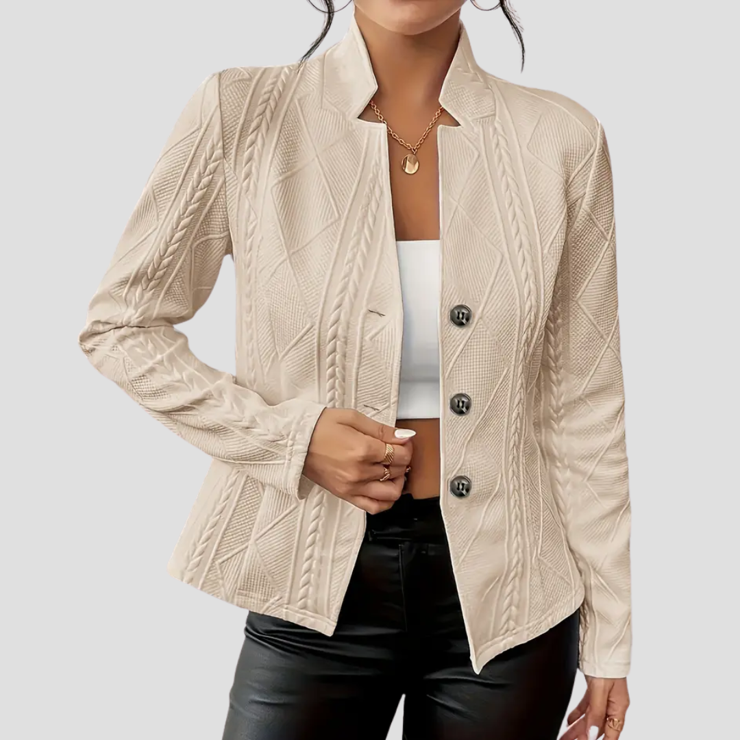 Elvira | Blazer Texturé Élégant